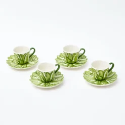 Mrs. Alice Lily of the Valley Espresso Cup & Saucer< Teaware | For Her
