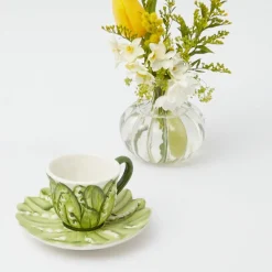 Mrs. Alice Lily of the Valley Espresso Cup & Saucer< Teaware | For Her
