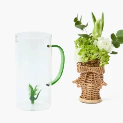 Mrs. Alice Lily of the Valley Glass Jug< Jugs | For Her