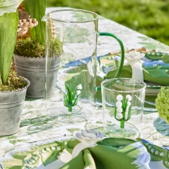 Mrs. Alice Lily of the Valley Glass Jug< Jugs | For Her