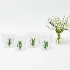 Mrs. Alice Lily of the Valley Glasses (Set of 4)< Glasses | For Her