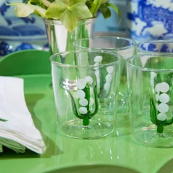 Mrs. Alice Lily of the Valley Glasses (Set of 4)< Glasses | For Her