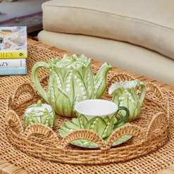 Mrs. Alice Lily of the Valley Milk Jug< Teaware | Jugs