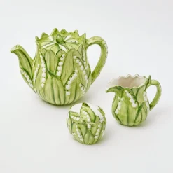 Mrs. Alice Lily of the Valley Milk Jug< Teaware | Jugs