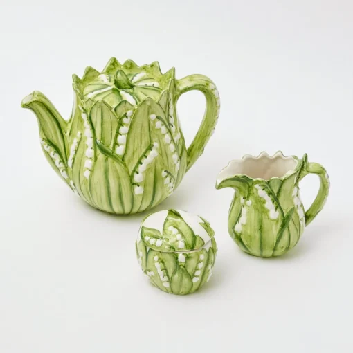 Mrs. Alice Lily of the Valley Milk Jug< Teaware | Jugs