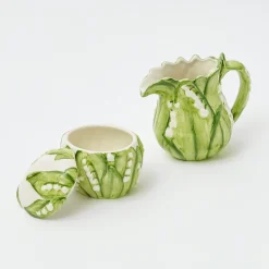 Mrs. Alice Lily of the Valley Milk Jug< Teaware | Jugs