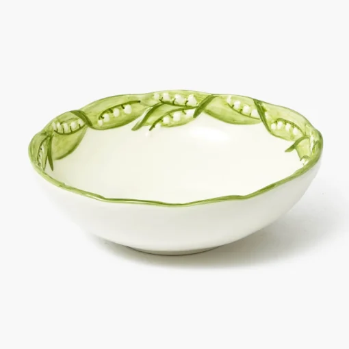 Mrs. Alice Lily of the Valley Serving Bowl< For Her | For The Hostess