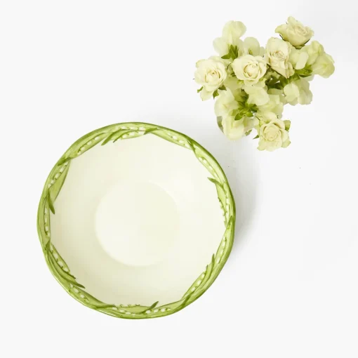 Mrs. Alice Lily of the Valley Serving Bowl< For Her | For The Hostess