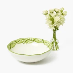 Mrs. Alice Lily of the Valley Serving Bowl< For Her | For The Hostess