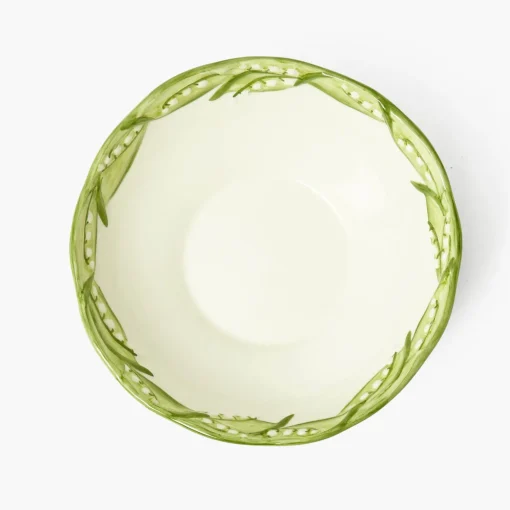 Mrs. Alice Lily of the Valley Serving Bowl< For Her | For The Hostess