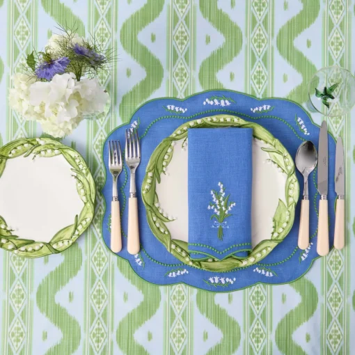 Mrs. Alice Lily of the Valley Starter Plates (Set of 4)< Summer Crockery | Starter Plates