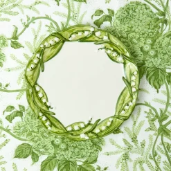 Mrs. Alice Lily of the Valley Starter Plate< Summer Crockery | Starter Plates