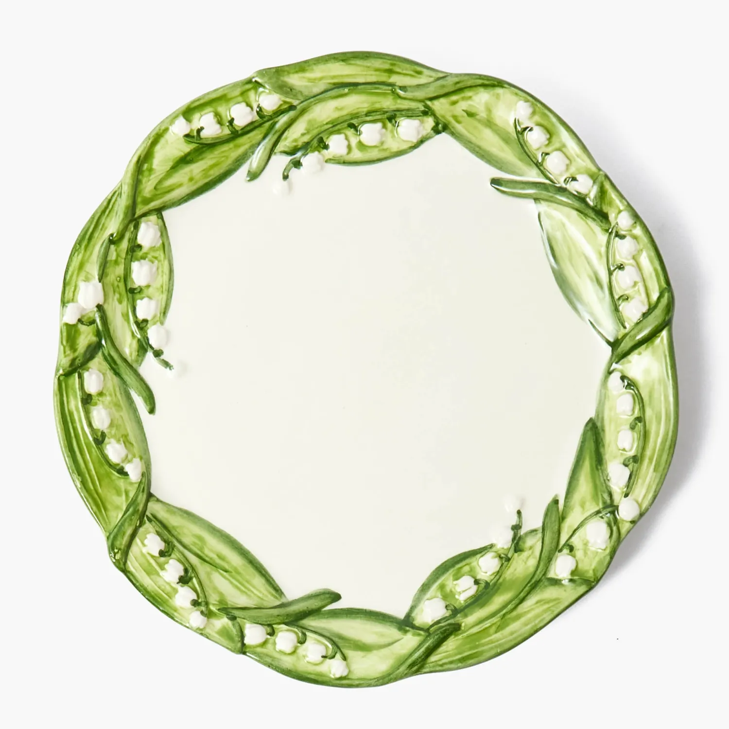 Mrs. Alice Lily of the Valley Starter Plate< Summer Crockery | Starter Plates
