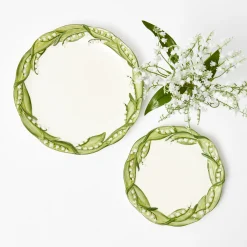 Mrs. Alice Lily of the Valley Starter Plate< Summer Crockery | Starter Plates