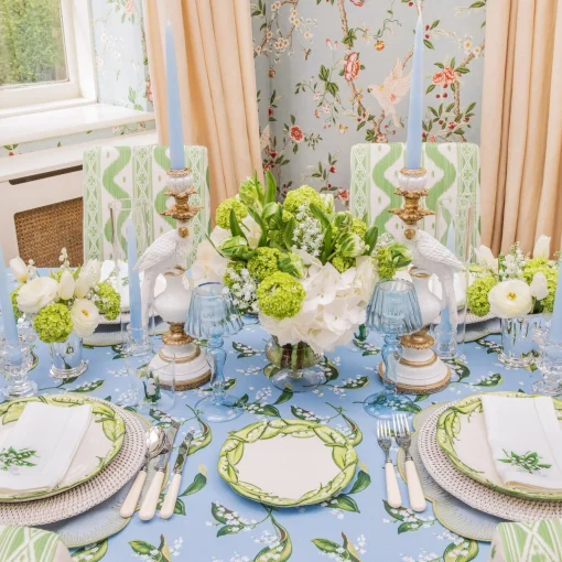 Mrs. Alice Lily of the Valley Starter Plates (Set of 4)< Summer Crockery | Starter Plates