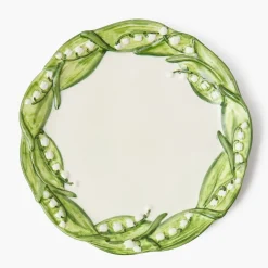 Mrs. Alice Lily of the Valley Starter Plate< Summer Crockery | Starter Plates