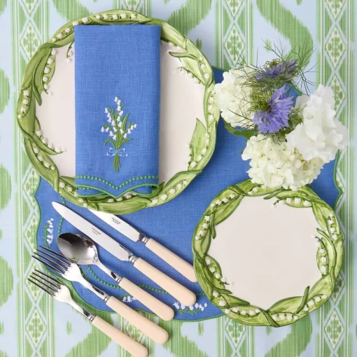 Mrs. Alice Lily of the Valley Starter Plates (Set of 4)< Summer Crockery | Starter Plates