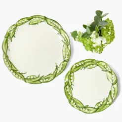 Mrs. Alice Lily of the Valley Starter Plate< Summer Crockery | Starter Plates