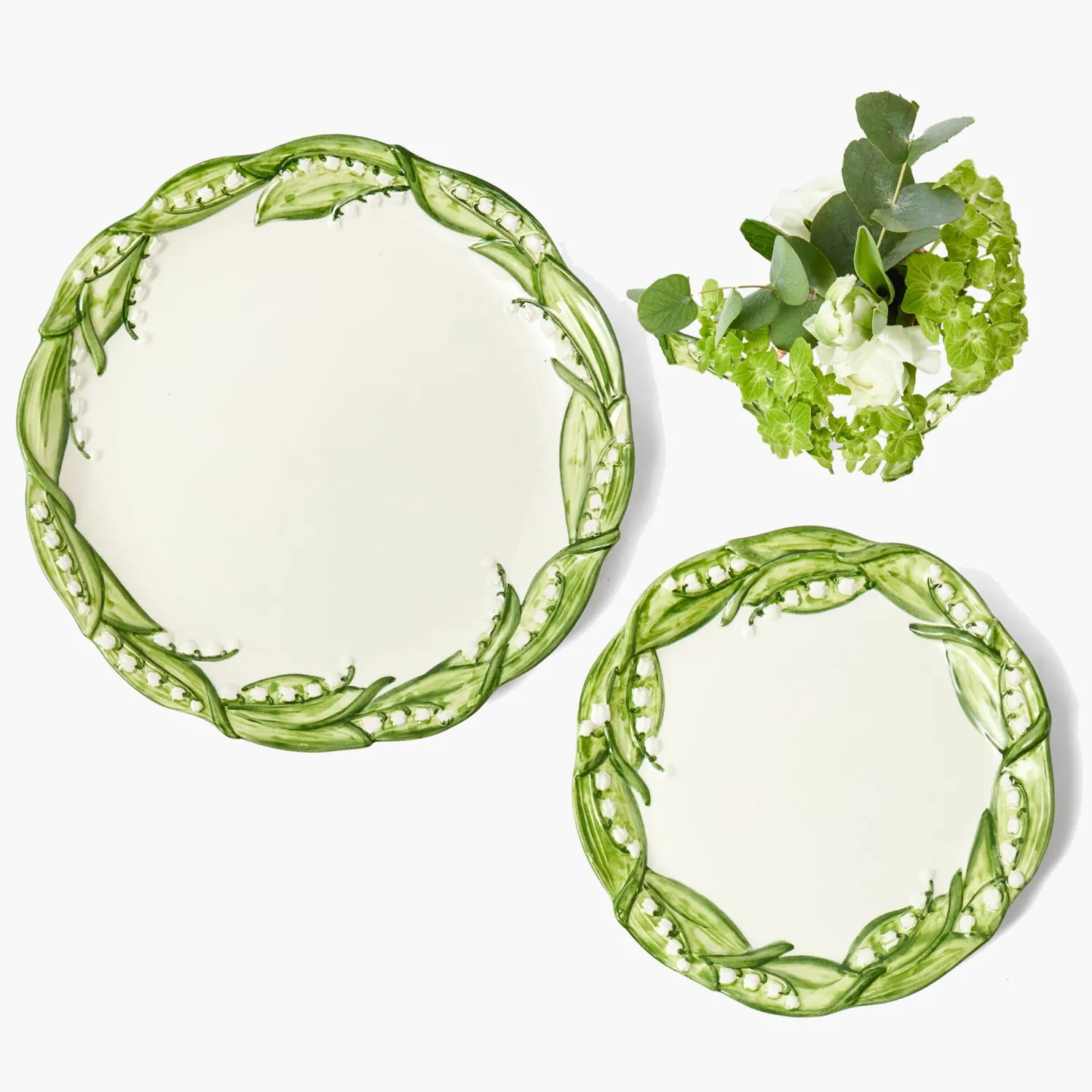 Mrs. Alice Lily of the Valley Starter Plate< Summer Crockery | Starter Plates