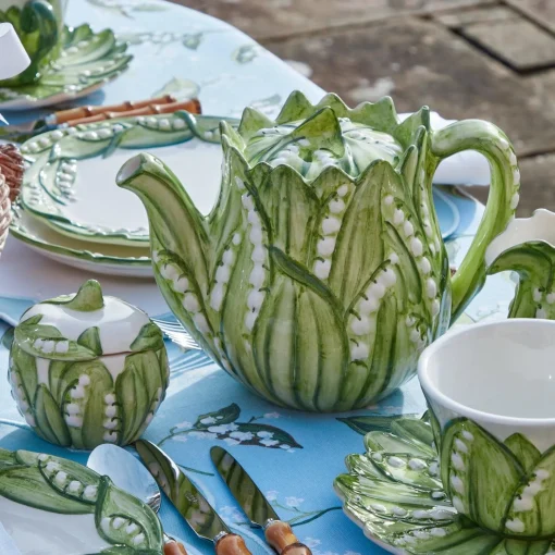 Mrs. Alice Lily of the Valley Teapot< Teaware