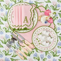 Mrs. Alice Lily Pink & Green Placemats (Set of 4)< Placemats | For Her