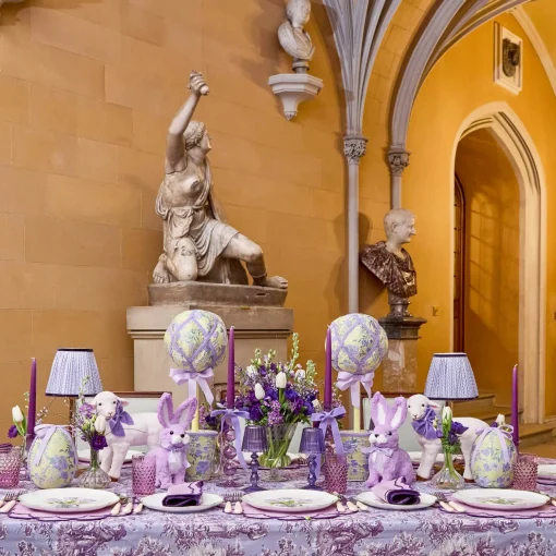 Mrs. Alice Lily Purple Gingham Napkins (Set of 4)< Napkins | Mrs. Alice Monogram