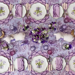 Mrs. Alice Lily Purple Gingham Placemats (Set of 4)< Placemats
