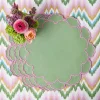 Mrs. Alice Lily Soft Green & Pink Placemats (Set of 4)< Summer Table Linen | Placemats