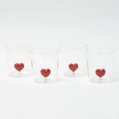 Mrs. Alice Love Heart Glasses (Set of 4)< Glasses | For Her