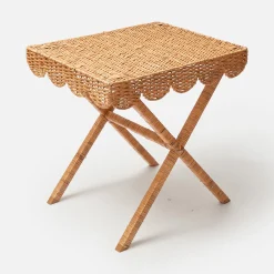 Mrs. Alice Lucca Rattan Luggage Rack< Furniture | Furniture
