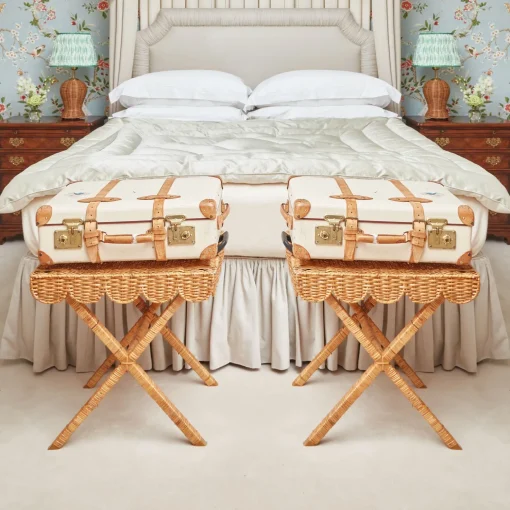 Mrs. Alice Lucca Rattan Luggage Rack< Furniture | Furniture