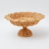 Mrs. Alice Luciana Rattan Scalloped Bowl< Year-round Decorations | Autumn Decorations