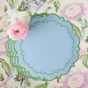 Mrs. Alice Mariana Blue & Green Placemats (Set of 4)< Summer Table Linen | Placemats