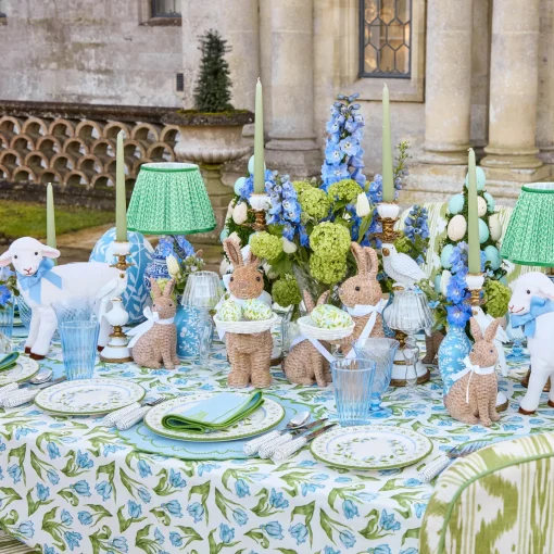 Mrs. Alice Mariana Blue & Green Placemats (Set of 4)< Summer Table Linen | Placemats