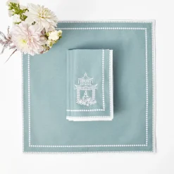 Mrs. Alice Mariana Duck Egg Napkins (Set of 4)< Napkins | Mrs. Alice Monogram