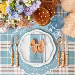 Mrs. Alice Mariana Duck Egg Napkins (Set of 4)< Napkins | Mrs. Alice Monogram