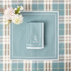 Mrs. Alice Mariana Duck Egg Napkins (Set of 4)< Napkins | Mrs. Alice Monogram