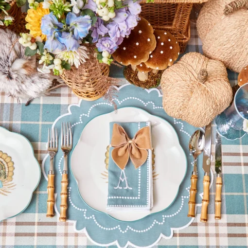 Mrs. Alice Mariana Duck Egg Napkins (Set of 4)< Napkins | Mrs. Alice Monogram