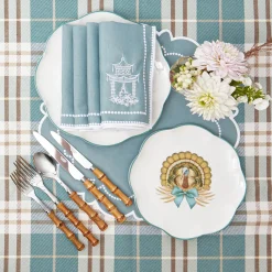 Mrs. Alice Mariana Duck Egg Napkins (Set of 4)< Napkins | Mrs. Alice Monogram