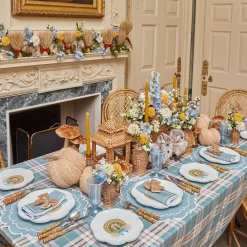 Mrs. Alice Mariana Duck Egg Placemats & Napkins (Set of 4)< Table Linen Sets | Mrs. Alice Monogram