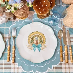 Mrs. Alice Mariana Duck Egg Placemats & Napkins (Set of 4)< Table Linen Sets | Mrs. Alice Monogram