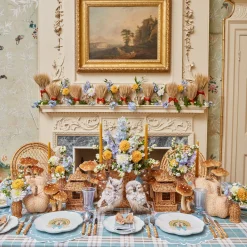 Mrs. Alice Mariana Duck Egg Placemats & Napkins (Set of 4)< Table Linen Sets | Mrs. Alice Monogram