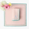 Mrs. Alice Mariana Pink & Duck Egg Napkins (Set of 4)< Summer Table Linen | Napkins