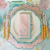Mrs. Alice Mariana Pink & Duck Egg Placemats & Napkins (Set of 4)< Summer Table Linen | Table Linen Sets
