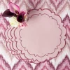 Mrs. Alice Mariana Pink Placemats (Set of 4)< Summer Table Linen | Placemats