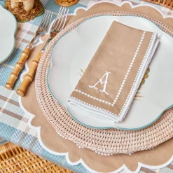 Mrs. Alice Mariana Sand Napkins (Set of 4)< Napkins | Mrs. Alice Monogram