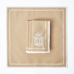 Mrs. Alice Mariana Sand Napkins (Set of 4)< Napkins | Mrs. Alice Monogram