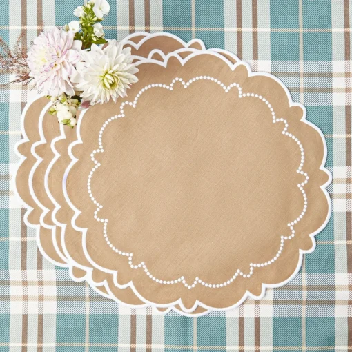 Mrs. Alice Mariana Sand Placemats (Set of 4)< Placemats