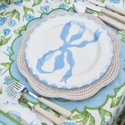 Mrs. Alice Marilyn Blue Bow Dinner Plate< Summer Crockery | Dinner Plates
