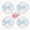Mrs. Alice Marilyn Blue Bow Starter Plates (Set of 4)< Summer Crockery | Starter Plates